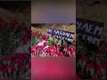 Стихийный мемориал в память о погибших в Лисичанске в Москве на Луганской площади (февраль 2024)