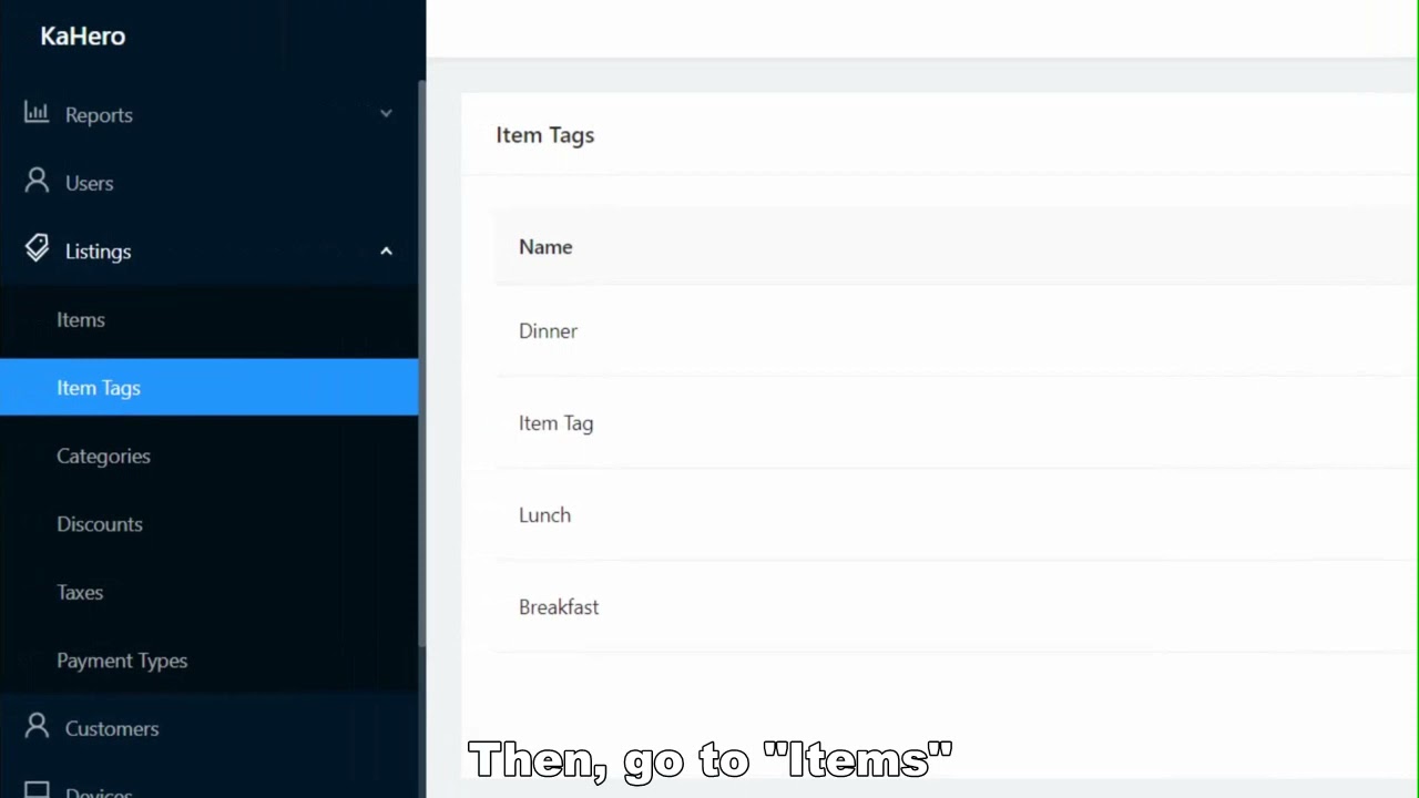 Adding Item Tags in the Back Office - YouTube