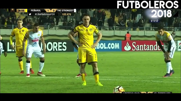 Peñarol vs. The Strongest (2x0) El Manya eliminado de la Copa Libertadores 2018