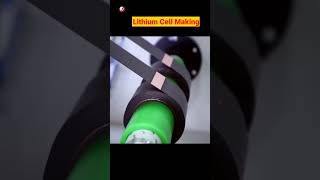 Lithium Cell Making In Factory || Lithium Ion cell Manufacture || Cell Production Line #shorts