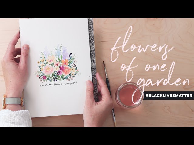 Flowers Of One Garden BLACKLIVESMATTER