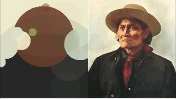 Geronimo image created using genetic algorithm