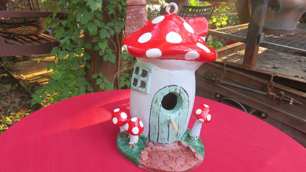 Casa para Pajaritos de Cemento - Cement Bird House