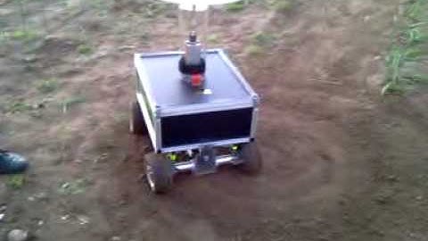 Fieldrobot Event 2010 Team Ceres making donuts.