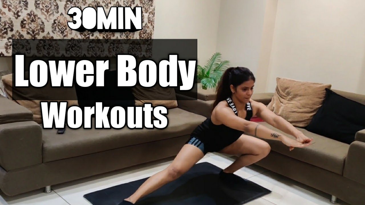 Lower Body Workouts | At home | No Equipment | - YouTube