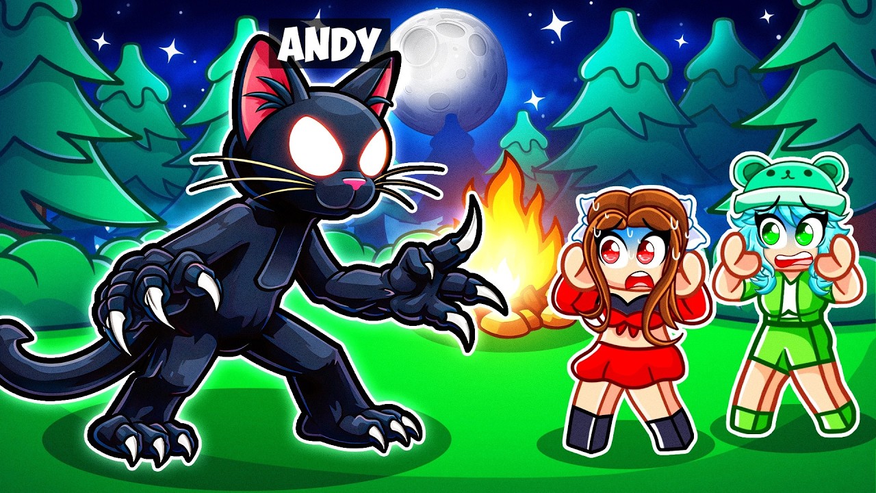 I Pretended To Be The New 99 Nights CAT MONSTER In Roblox...