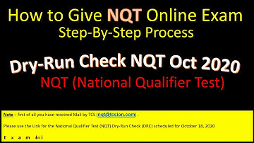 Infrastructure Read line of TCS NQT . Dry Run Check NQT Oct 2020 Before Exam Full Details