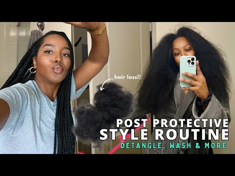 Post Protective Style Maintenance & Wash Day Routine -  Natural Hair | Melissa Denise