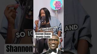SHANNON SHARPE INTERVIEWED AMANDA SEALES AND DISGRACED HIMSELF #shorts #amandaseales
