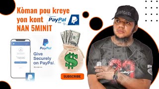Kòman Kreye yon Kont @paypal Kòman Kreye yon Kont @paypal
