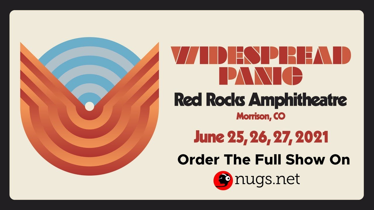 We’re LIVE with Widespread Panic's return to Red Rocks!!! Watch a FREE