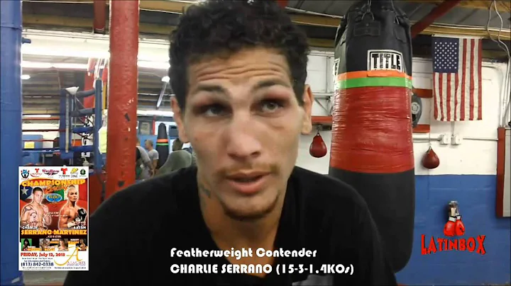 CHARLIE SERRANO READY FOR WBO LATIN TITLE FIGHT.