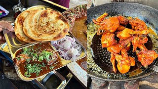 150 KG Tawa Chicken & 100 KG lachcha Paratha Bulk Making ₹80/- only | Jharkhand Ranchi food tour