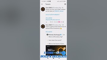 Core Dao Big GUD news #coredao #satoshi #satoshimining #btcssatoshi #coreprice #core #satoshi_btcs
