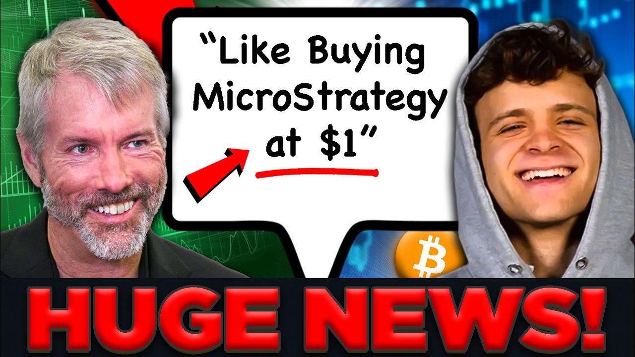 “Like Buying MicroStrategy at $1” | Michael Saylor and Jack Mallers Bitcoin  War Has Begun