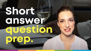 How to answer WSET short answer questions