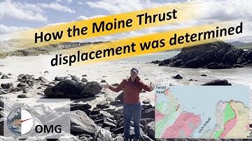 How the Moine Thrust displacement was determined 100 years ago