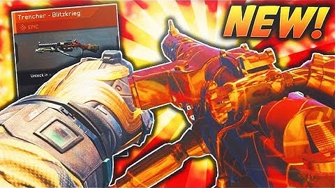NEW EPIC TRENCHER is UNSTOPPABLE on Infinite Warfare! EPIC "TRENCHER - BLITZKRIEG" Weapon Gameplay!
