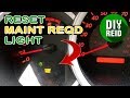 How To Reset the Toyota Maintenance Required Light