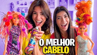 QUEM FIZER O MELHOR CABELO MALUCO DA BARBIE VENCE!!!