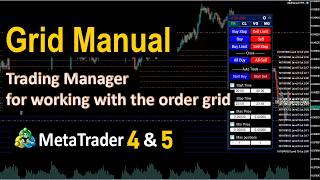 Grid Manual | Manager for working with an order grid | MetaTrader 4 and 5 screenshot 3