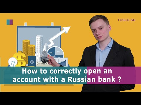 Video: Hoe Om 'n Rekening In 'n Russiese Bank Te Open