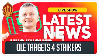 Solskjaer's 4-Man Striker Transfer List! Man Utd News Now