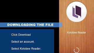 How to Download and Open my Kotobee E-books (epub files) screenshot 2