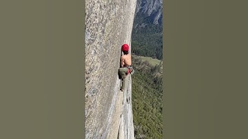 Huge move on E Cap by Pietro Vidi! Follow for more #climbing