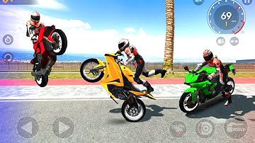 Extreme Bike Stunt Riding Simulator Gameplay #1 - Xtreme Motorbikes Video Game for Android IOS