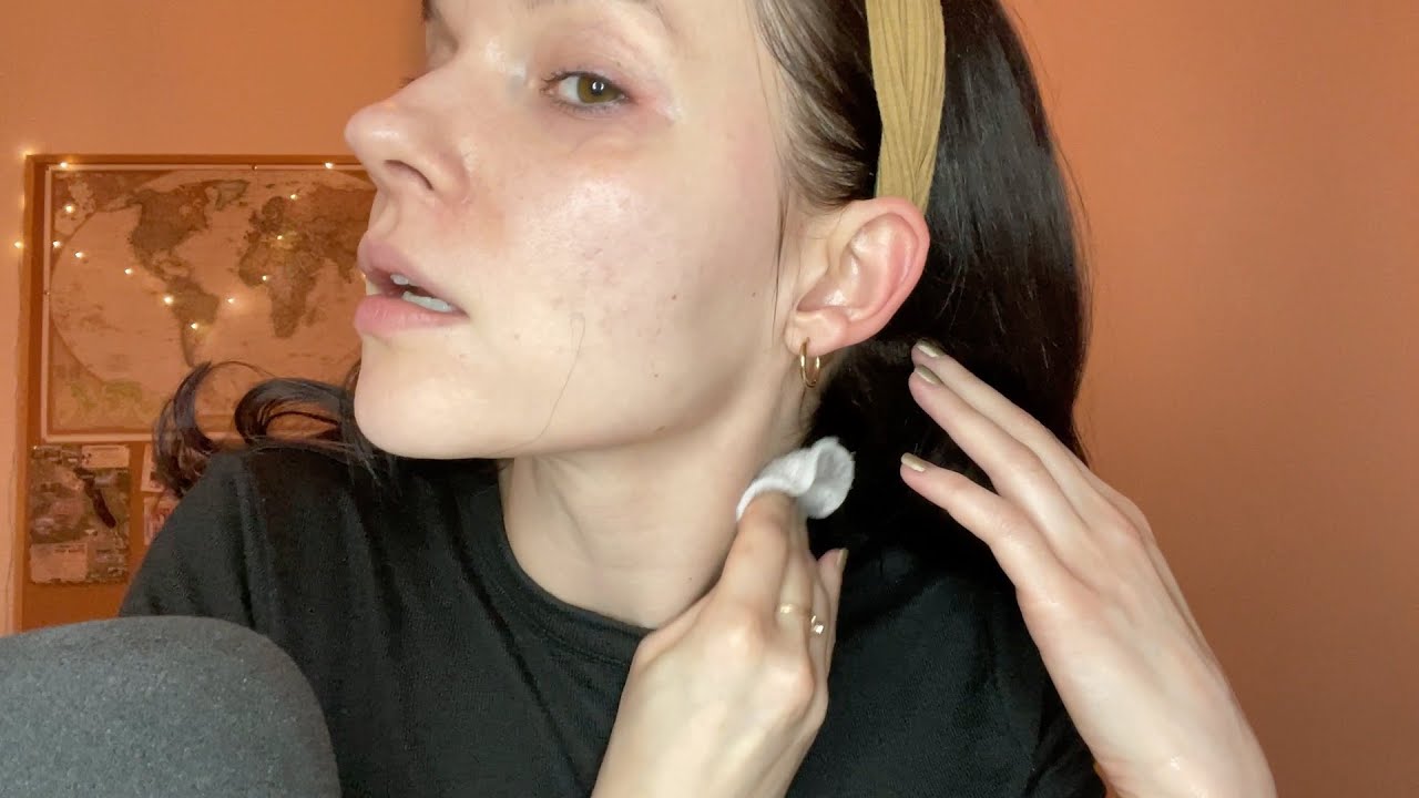 ASMR Doing My PM Skincare Routine // Retin-A // *Gentle Whispers* // Kasia ASMR