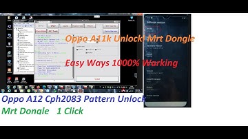 Oppo A12/A11K (CPH2083) Unlock Mrt Dongle Without Auth Without Isp Free