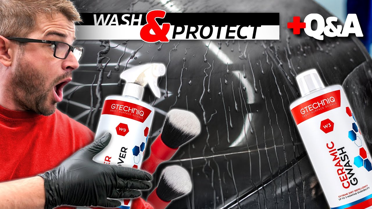 Testing Water Spots on Black Honda Paint using GTECHNIQ | Detailing Products Q&A