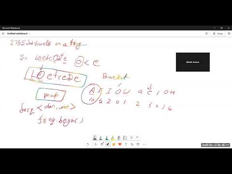 2785 Sort Vowels in a string | LeatCode Daily challenge | Day 7