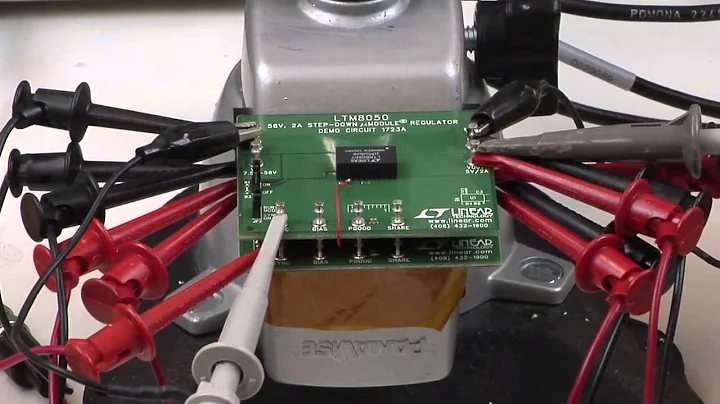 LTM8050 TechClip - Current Sharing and Load Transient Performance