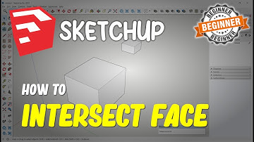 Sketchup How To Intersect Faces