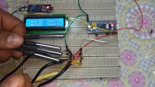 How to Read four Sensors On OneWire DS18B20 STM32
