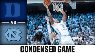Duke vs. North Carolina Condensed Game | 2023-24 ACC Men’s Basketball