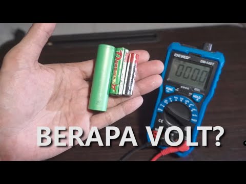 Video: Berapa volt baterai laptop?