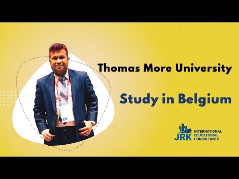 Study in Belgium I Thomas More University I Avijit Kuri I JRK International