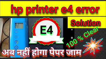 hp printer e4 error | hp printer e4 error code | e4 error