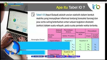 BPS PROVINSI MALUKU LAKSANAKAN WEBINAR SOSIALISASI TABEL INPUT OUTPUT