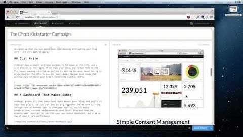 Ghost: Just a Blogging Platform
