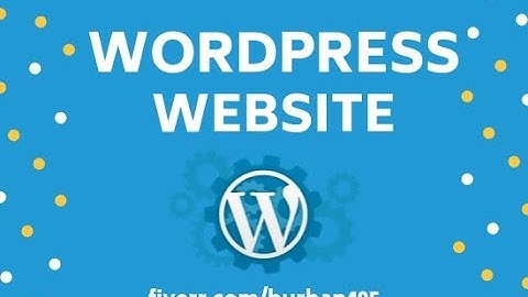 Create a Responsive WordPress Website Design || Wordpress Website development || fiverr