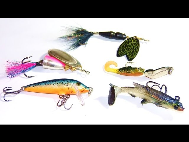 Best 5 Lures for Fishing Trout in lakes / river / creeks 