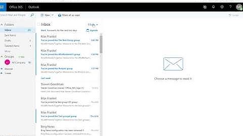 Office 365 Outlook Web App OWA Basics