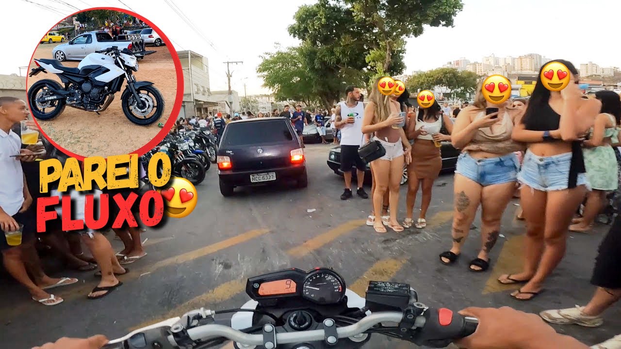ROUBEI A CENA NO FLUXO LOTADO COM A XJ6 DEPENADA SÓ O CANO!🔥