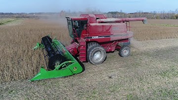 Steve B combining Soybeans Oct 2017
