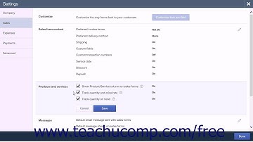 QuickBooks Online Plus 2015 Tutorial Setting Up Inventory Intuit Training