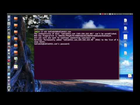 How To connect to your ssh Server from the Linux Terminal